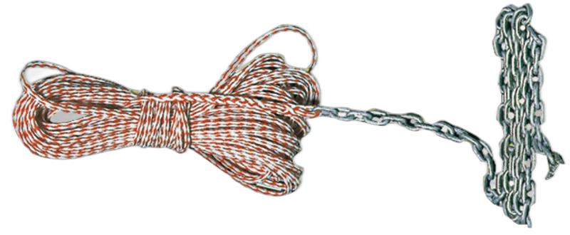Spezzone di cima con catena