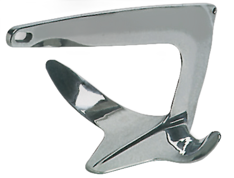 Ancora Trefoil® in acciaio inox AISI 316 lucidato a specchio