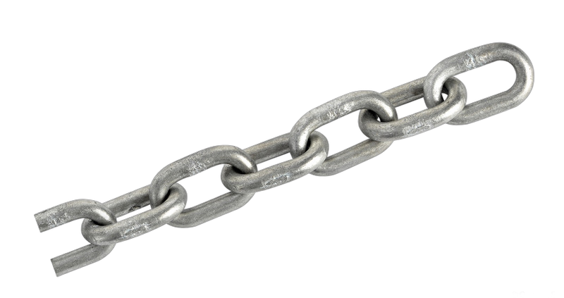 Catena calibrata zincata a fuoco Grado 70 ad alta resistenza