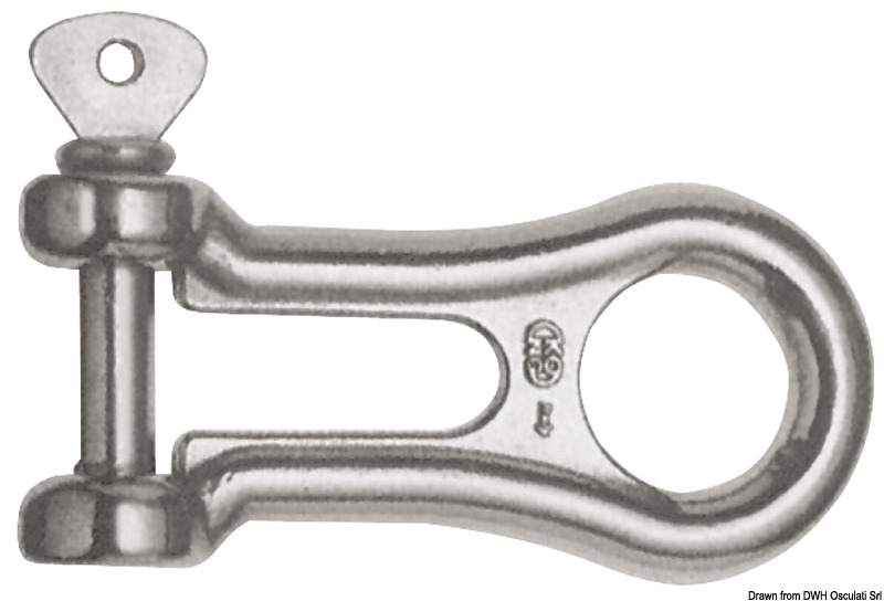 Connettore a cavallotto KONG Chain gripper in acciaio inox 316
