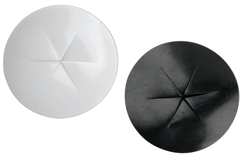 Ghiera passacavo e guarnizione con taglio in PVC