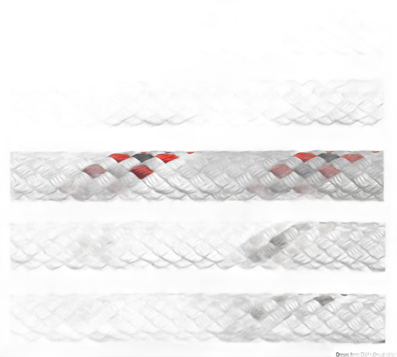 Cima MARLOW Marlowbraid bianca con segnalino