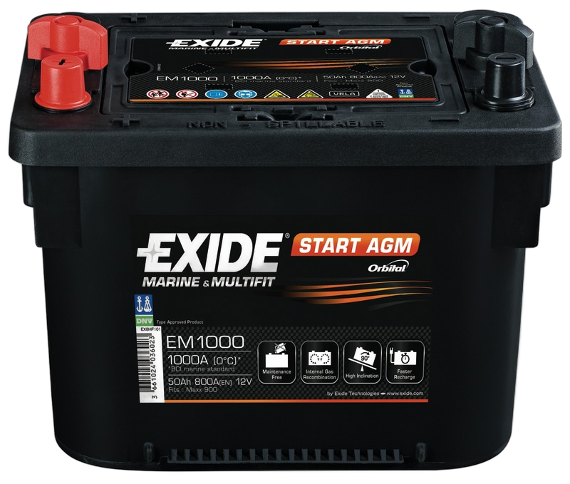 Batterie EXIDE Maxxima con tecnologia AGM