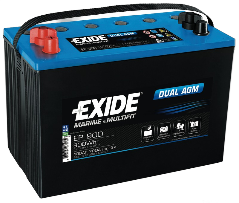 Batterie EXIDE Agm per servizi ed avviamento
