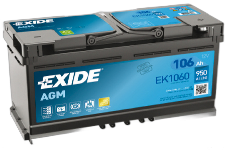 Batterie EXIDE AGM per avviamento e servizi