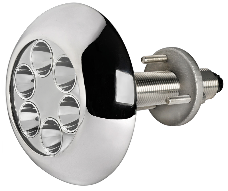 Luce subacquea per carena/specchio di poppa/plancetta con prigioniero
