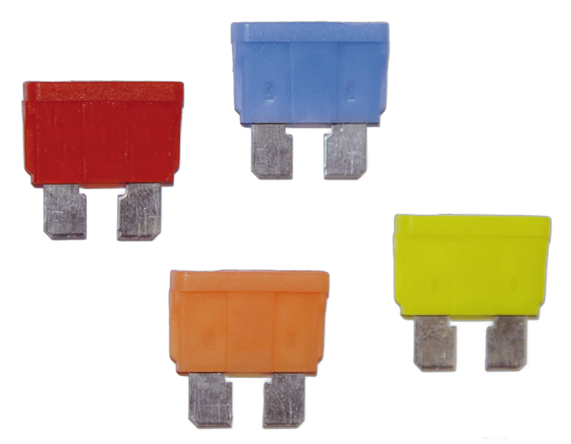 Fusibili lamellari standard con LED spia 12/24 V