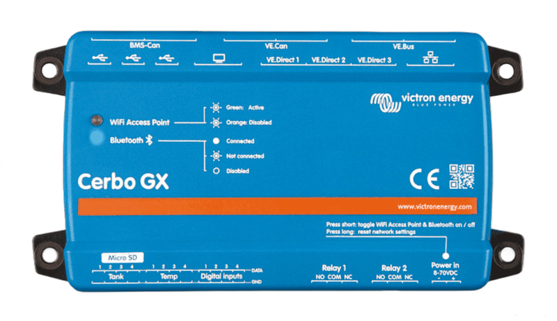 Centro di comunicazione Cerbo GX