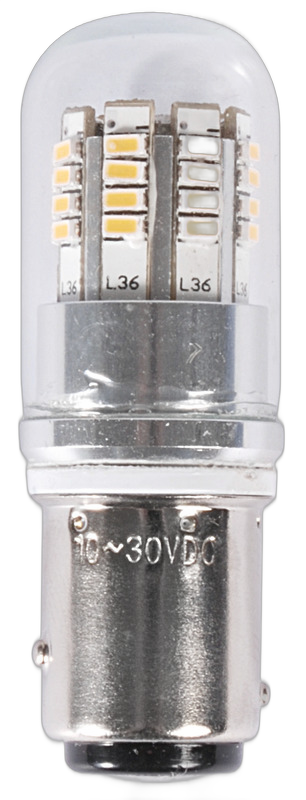 Lampadina LED BAY15D perni disassati per fanali di via
