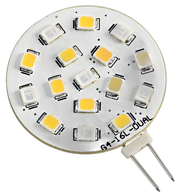 Lampadina LED SMD bicolore zoccolo G4