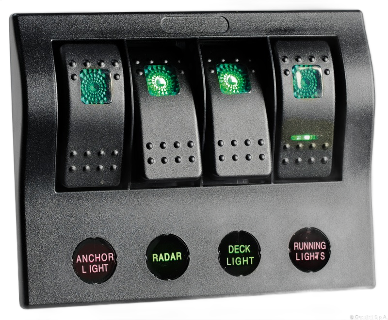 Pannello elettrico serie PCP Compact con circuit breaker + LED