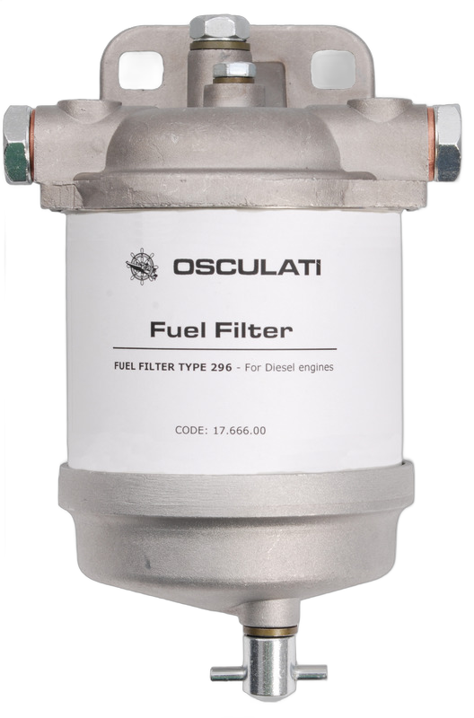 Filtro gasolio tipo CAV con spurgo