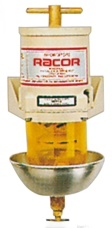 Filtro per gasolio RACOR - Versione singola