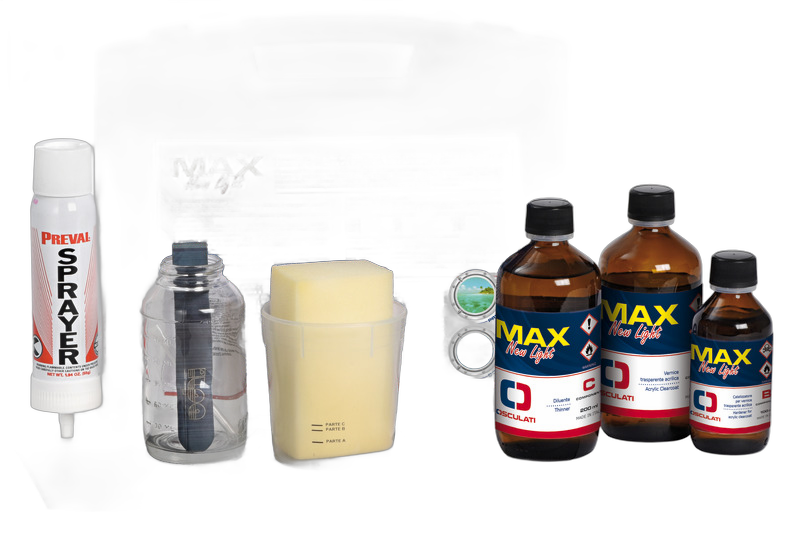 Rinnovatore antigraffio per policarbonato Max New Light