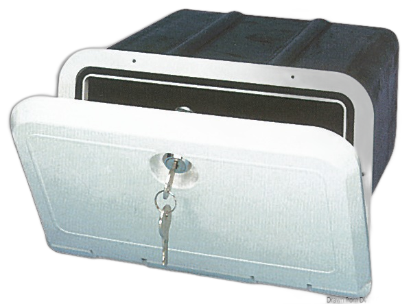 Vano portaoggetti con frontalino bianco