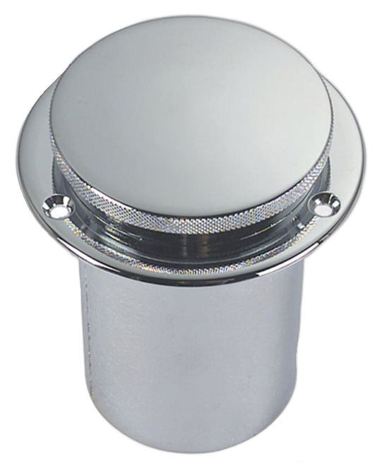 Tappo per imbarco carburante in ottone cromato