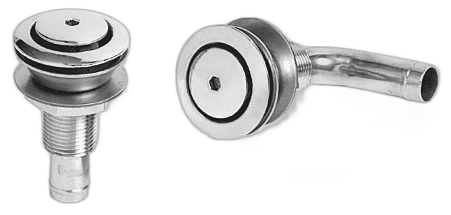 Sfiato carburante in acciaio inox AISI 316 fuso e lucidato a specchio