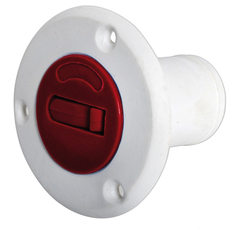 Tappo carburante a norme CE in Nylon/Fiberglass di colore bianco