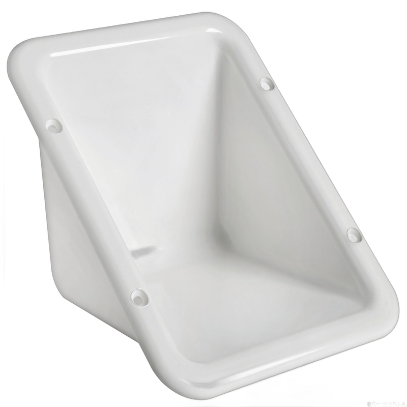 Vano ad incasso in plastica per alloggiamento tappo di rifornimento