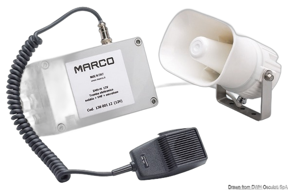 Tromba/fischio elettronico multifunzionale MARCO