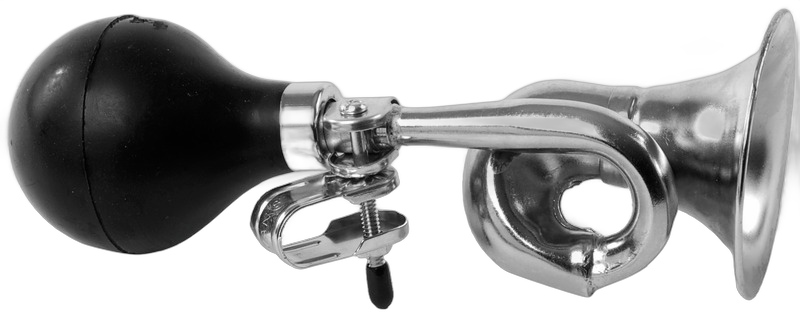 Tromba a pera Giapponese in ottone cromato