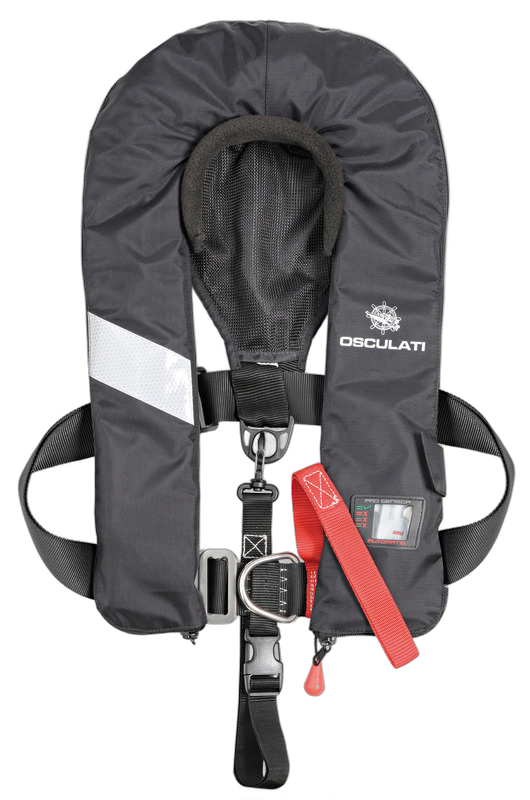 Salvagente autogonfiabile Sail Pro 180 N (omologato EN ISO 12402-3)