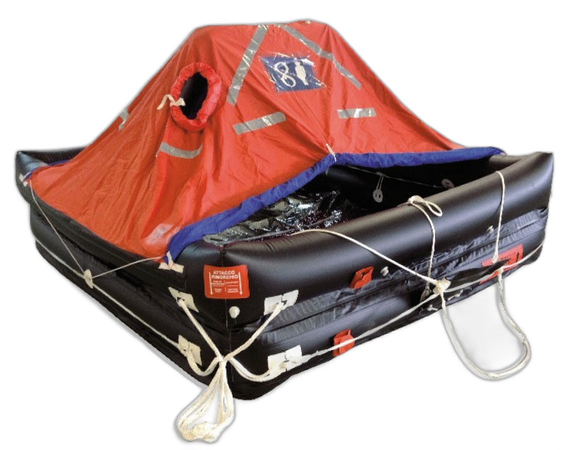 Zattera professionale autogonfiabile Deep-Sea Compact - Solas MED