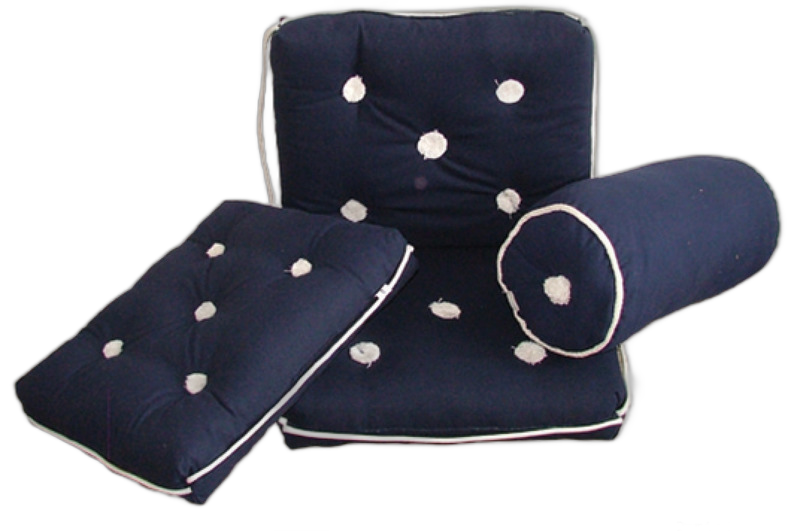 Cuscino in cotone idrorepellente e resistente ai raggi UV