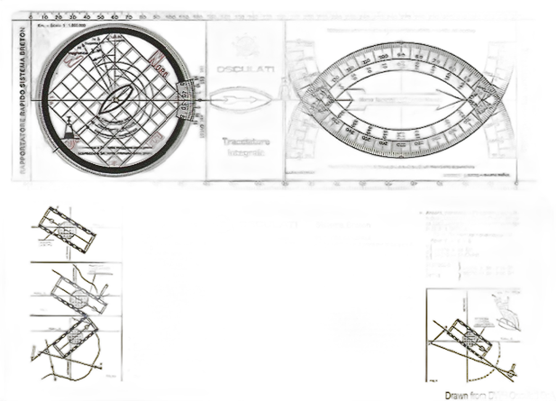 Regolo-rapportatore Tracciatore Integrale