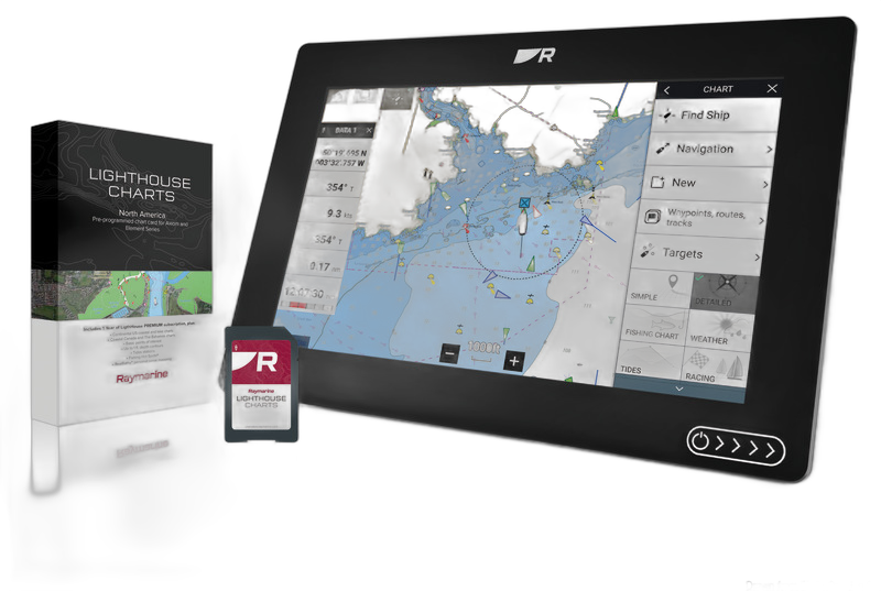 Lighthouse Chart RAYMARINE Mediterraneo