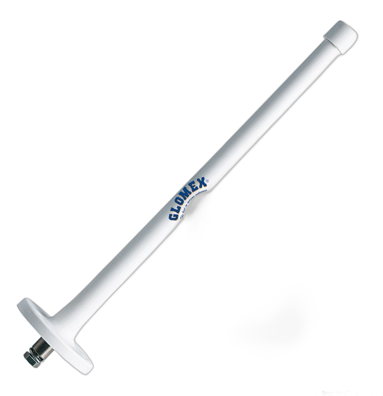 Antenna GLOMEX AM/FM compatta e in gomma flessibile