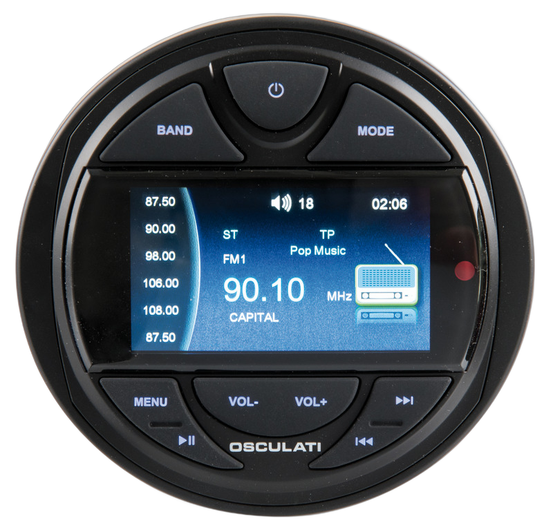 Radio da cruscotto con telecomando e antenna DAB inclusa
