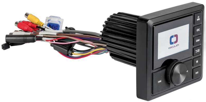 Radio da cruscotto con schermo TFT, antenna DAB, collegabile a telecamera