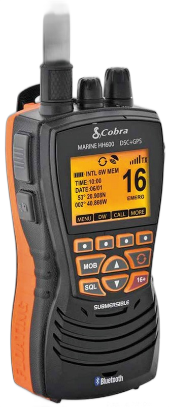VHF COBRA MARINE MR HH600 GPS BT EU