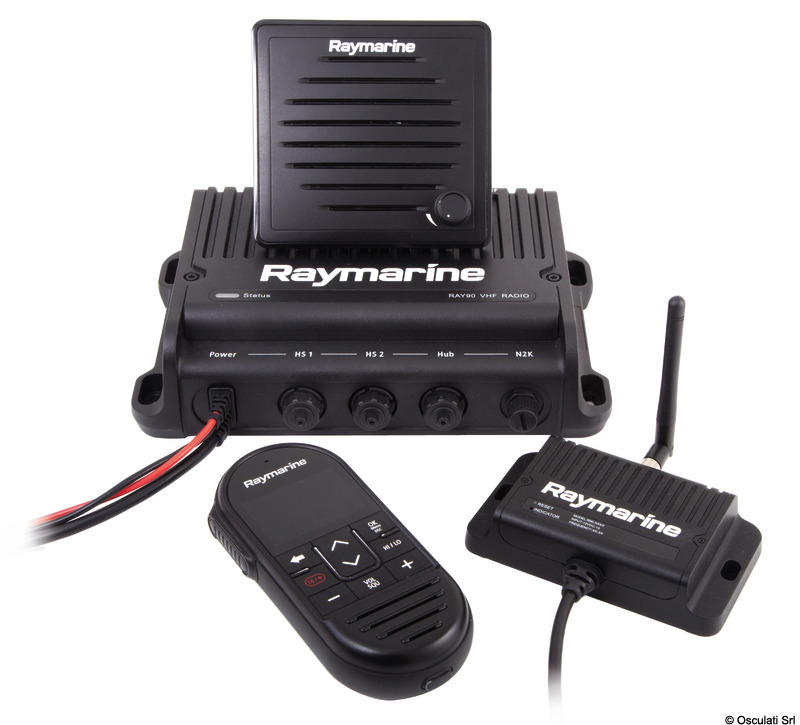 Sistema radio modulare a doppia stazione RAYMARINE VHF Ray90