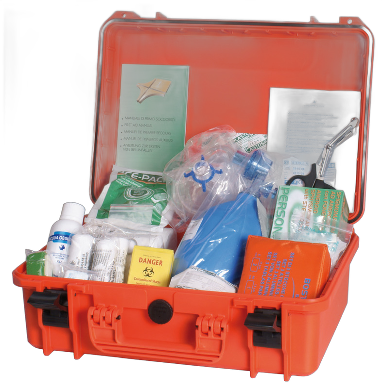 Foto Kit di pronto soccorso tabella D Realizzata in accordo con il D.M. 10/03/2022 in vigore dal 10/05/20
