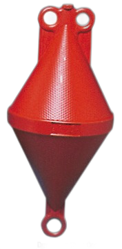 Gavitello biconico in polietilene soffiato