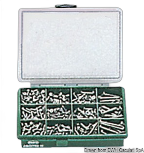 Cassetta viti Compact 390 pz