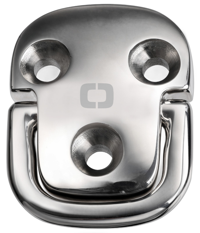 Anelli abbattibili Square pad eyes con anello forgiato HR