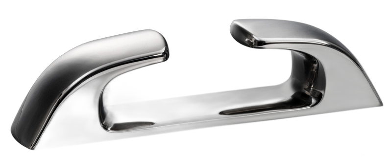 Passacavo diritto in acciaio inox serie Capri