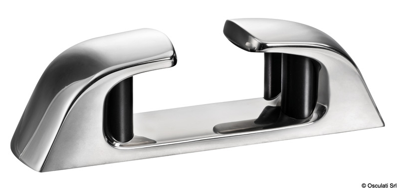 Passacavo diritto a rulli in acciaio inox serie Capri