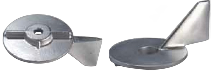 Anodo in zinco piede fuoribordo 50/75 HP