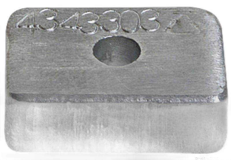 Anodo  Mercury 4-9,9 HP