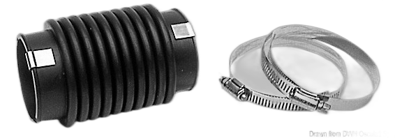 Soffietto scarico per motori MERCRUISER
