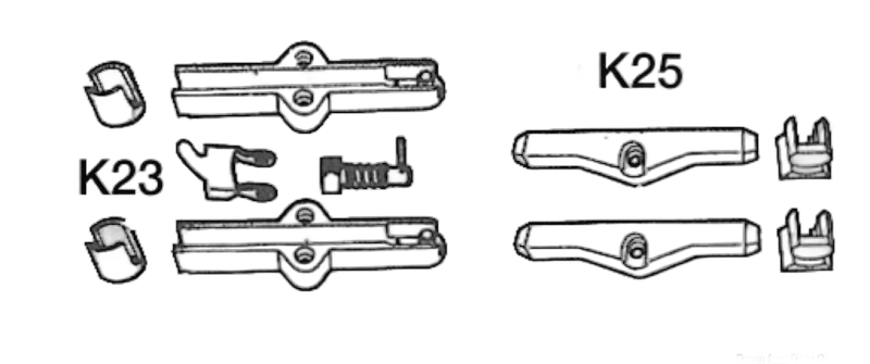 Kit adattamento cavi K23, K24, K25