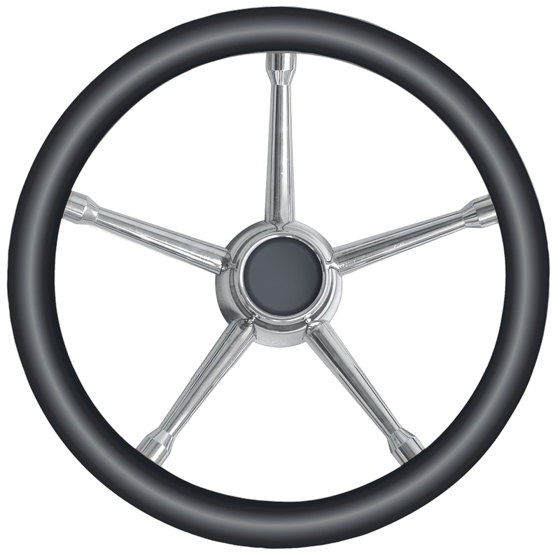 Volante con razze in Acciaio Inox