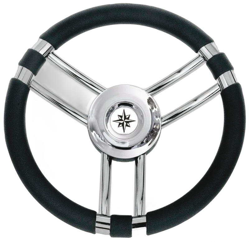 Volante con razze in Acciaio Inox