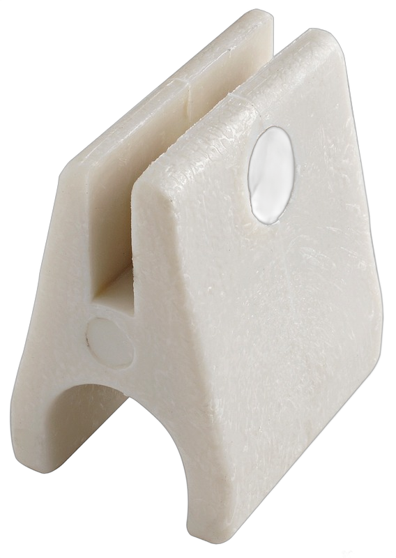 Piastrina per stecche da corrimano