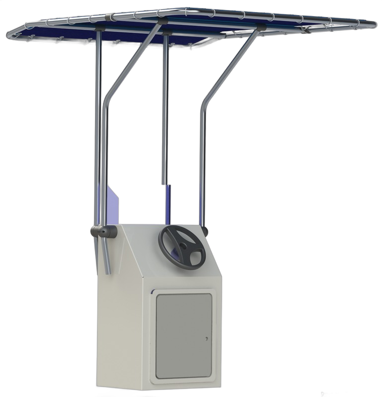 T-Top in alluminio retrattile