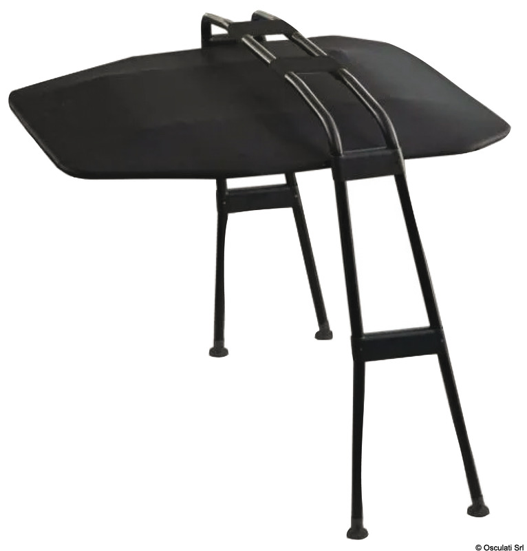 Targa Top II in alluminio nero